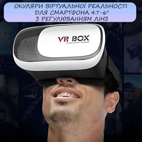 Очки виртуальной реальности VR BOX AND LY-891 для смартфона 4.7–6 с регулировкой линз, углом обзора 100° - фото 9