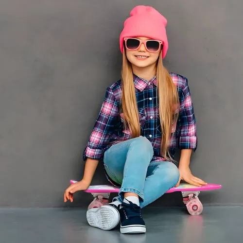 Скейтборд Penny Board 22 Aspink Единорог розовый со светящимися колесами и ручкой, детский пенни борд до 80 кг, ABEC-7, пластик - фото 10