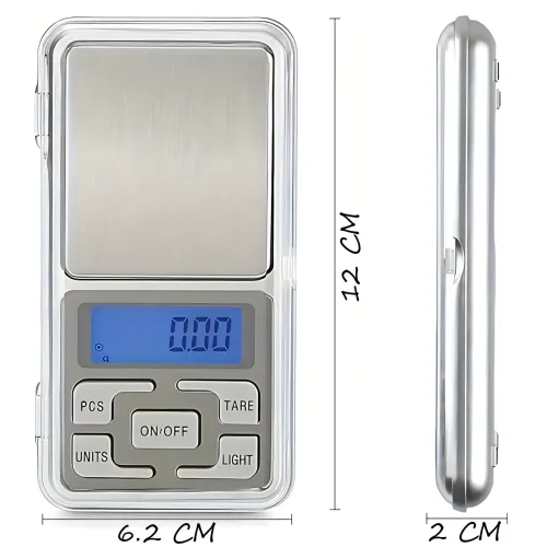 Ювелирные электронные весы QCP-01, точность 0,1 г, LCD дисплей с подсветкой, 4 единицы измерения, калибровка, с крышкой, до 100 г - фото 9