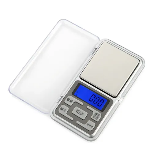 Ювелирные электронные весы QCP-01, точность 0,1 г, LCD дисплей с подсветкой, 4 единицы измерения, калибровка, с крышкой, до 200 г - фото 4