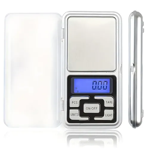 Ювелирные электронные весы QCP-01, точность 0,1 г, LCD дисплей с подсветкой, 4 единицы измерения, калибровка, с крышкой, до 500 г - фото 3