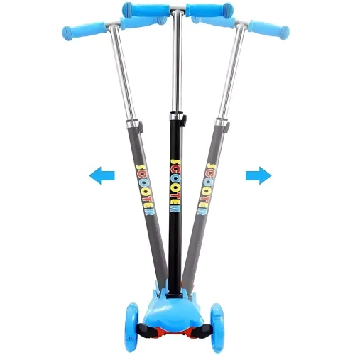 Детский трехколесный самокат Best Scooter 905 со светящимися колесами 110 мм, регулируемый руль, подшипники ABEC-7, до 40 кг - фото 8