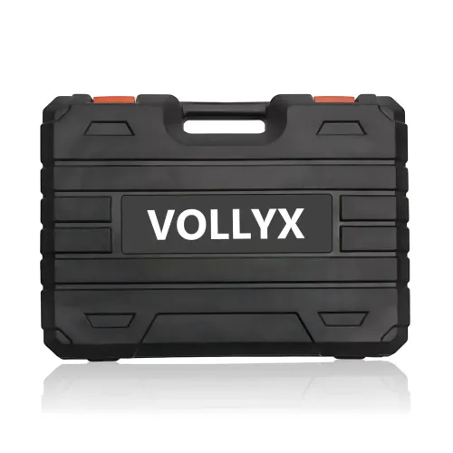 Набор аккумуляторного инструмента VOLLYX 2в1: гайковерт 500 Нм + болгарка 125 мм, 21V, 2 аккумулятора 4.0Ah, безщеточный Brushles Красный - фото 8