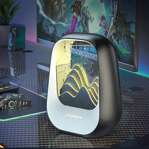 Беспроводная колонка Reach Relaxing Rain с эффектом дождя, Bluetooth 5.3, RGB ночник, ароматерапия и увлажнение, TF MicroSD - фото 10