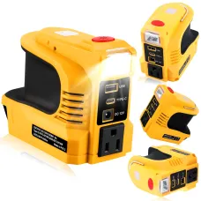 Портативный инвертор напряжения UIN12 180W 20V → 220V для аккумулятора электроинструмента, преобразователь питания с розеткой 220В