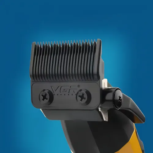 Профессиональная аккумуляторная машинка для стрижки волос VGR V-285 9000 RPM MUSCULAR C1, роторный мотор, керамико-стальные лезвия - фото 5