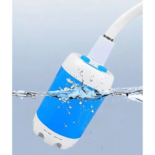 Портативный душ кемпинговый аккумуляторный 4000 мАч, USB, с погружным насосом, 3 л/мин, шланг 2 м, дорожный душ для кемпинга - фото 6