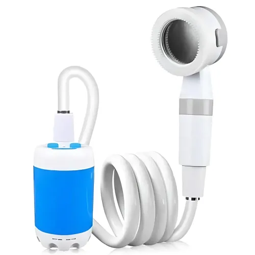 Портативный душ кемпинговый аккумуляторный 4000 мАч, USB, с погружным насосом, 3 л/мин, шланг 2 м, дорожный душ для кемпинга - фото 2