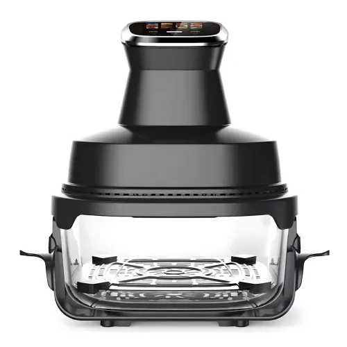 Аэрофритюрница Domotec MS-3227, чашей 7 л 4600 Вт с сенсорным меню и LED дисплеем, безмасляная фритюрница аэрогриль - фото 3
