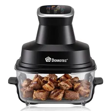 Аэрофритюрница Domotec MS-3227, чашей 7 л 4600 Вт с сенсорным меню и LED дисплеем, безмасляная фритюрница аэрогриль