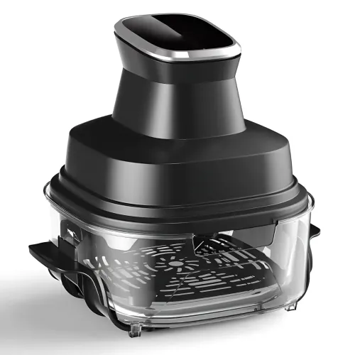 Аэрофритюрница Domotec MS-3227, чашей 7 л 4600 Вт с сенсорным меню и LED дисплеем, безмасляная фритюрница аэрогриль - фото 2