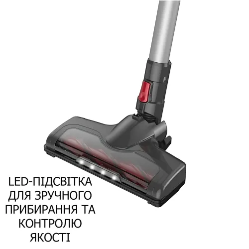 Беспроводной вертикальный пылесос ZIP LINE TOP ZT-1506, 2500 Вт, аккумулятор, 2 режима, НЕРА-фильтр, 3 насадки - фото 6