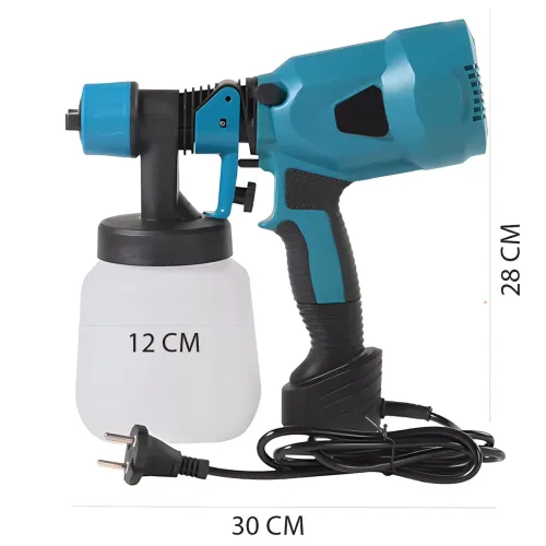 Фарбопульт електричний Electric Paint Sprayer  (400-650W), бак 1100 мл, 6 сопел у комплекті, професійний розпилювач - фото 8