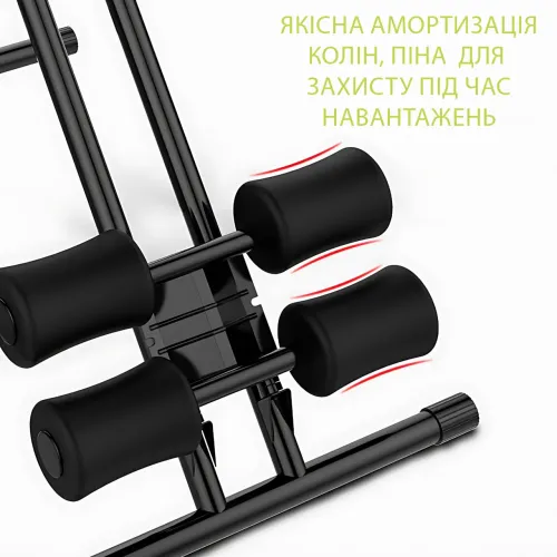 Тренажер для пресса Esonstyle универсальный складной, 4 уровня наклона, с LCD-компьютером, нагрузка до 100 кг - фото 8