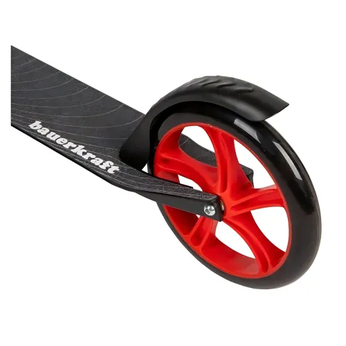 Детский двухколесный самокат 2036 с большими PU колесами 200 мм, складной алюминиевый самокат для детей от 5 лет до 70 кг Розовый - фото 7