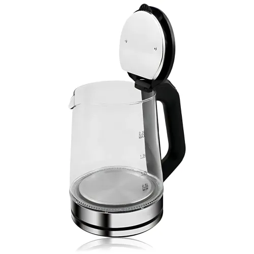 Скляний електрочайник Domotec MS 7846 2.3 л 2000 Вт, з жароміцного скла з LED-підсвіткою і захистом від перегрівання - фото 5