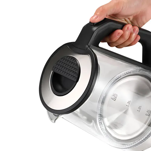 Скляний електрочайник Domotec MS 7846 2.3 л 2000 Вт, з жароміцного скла з LED-підсвіткою і захистом від перегрівання - фото 8
