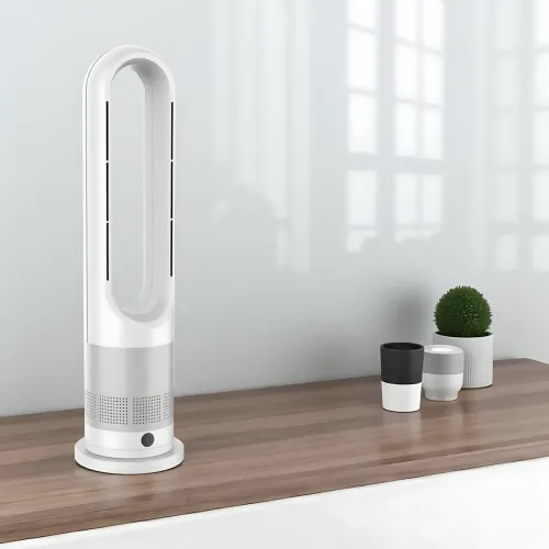 Напольный безлопастной вентилятор-обогреватель Germatic AM-030JR 2в1, 1200 Вт, LED-дисплей, сенсорное управление, пульт ДУ - фото 8
