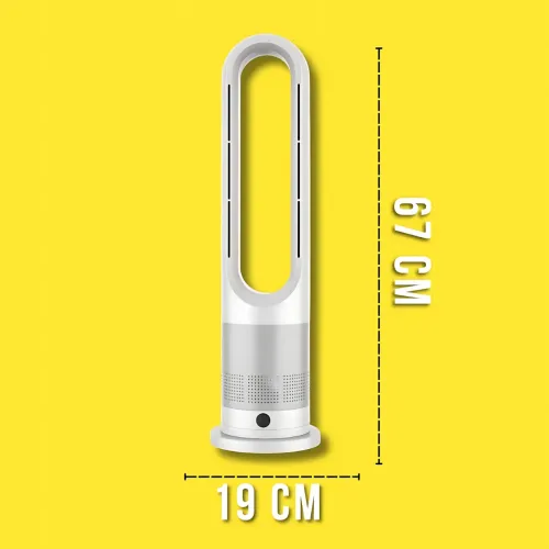 Напольный безлопастной вентилятор-обогреватель Germatic AM-030JR 2в1, 1200 Вт, LED-дисплей, сенсорное управление, пульт ДУ - фото 9