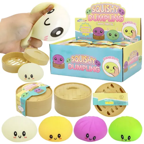 Сенсорная игрушка-антистресс «Пельмень Бао» (Bao Bun), милая мягкая игрушка в пастельных тонах, 10 см