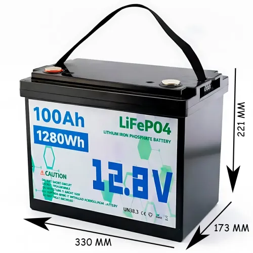 Аккумулятор LiFePO4 12V 100Ah UKC, литий-железо-фосфатная батарея (LFP) для ИБП, солнечных систем и кемпинга - фото 10