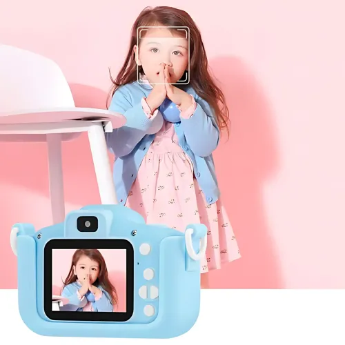 Детский цифровой фотоаппарат с селфи-камерой AND T14 Smart Kids Kitty, фотокамера для детей с играми и силиконовым чехлом - фото 8