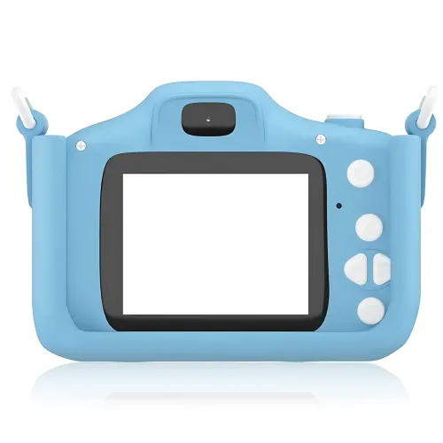 Детский цифровой фотоаппарат с селфи-камерой AND T14 Smart Kids Kitty, фотокамера для детей с играми и силиконовым чехлом - фото 3