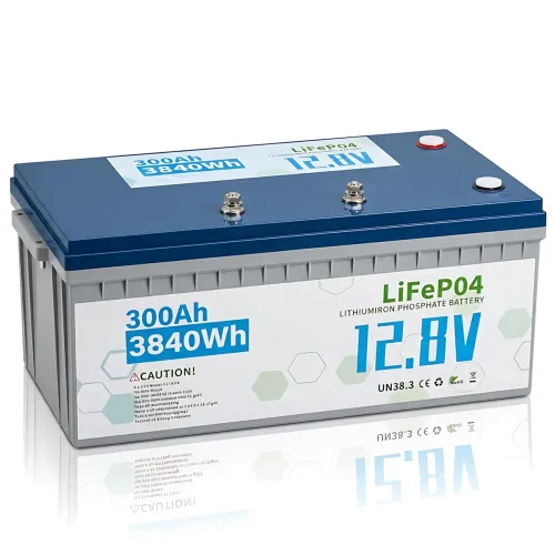 Аккумулятор LiFePO4 12 В 300 Ач для солнечных панелей, литиевая батарея 3840 Вт·ч с BMS, для ИБП, инвертора и автономного питания