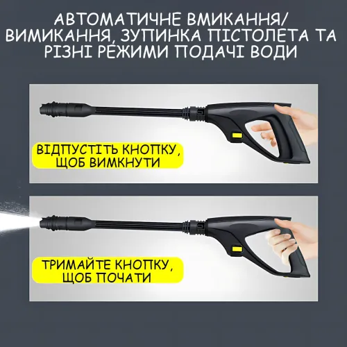 Мийка високого тиску MKA-03, 1200 Вт, 220 В, електромийка для авто, дачі та дому - фото 8