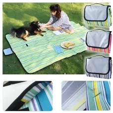 Водонепроницаемый складной коврик для пикника 150х200 см AND1726, пляжная подстилка с ручкой для переноски