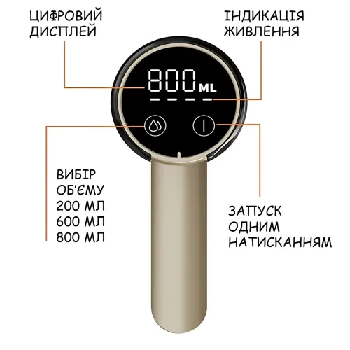 Автоматическая помпа для воды с USB-зарядкой LY-1081, электрический диспенсер для бутилированной воды - фото 4