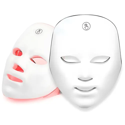 LED маска для лица AND 5786, фототерапия и микротоки для омоложения кожи, светодиодная маска от акне и морщин - фото 4