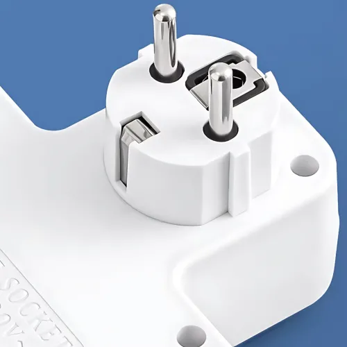 Сетевой фильтр-удлинитель 2500Вт, 4 розетки + 2 USB + 1 Type-C (PD), с ночником, индивидуальные выключатели, белый (PNS-01/8625UL) - фото 8