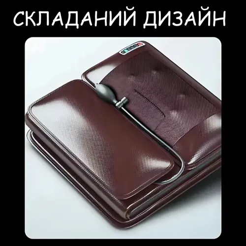 Массажный матрас ZH-06 с подогревом, роликовым и вибрационным массажем для всего тела, 9 уровней интенсивности, Экокожа - фото 6