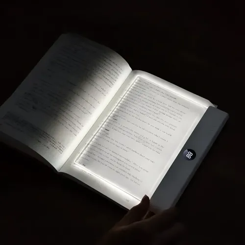 Закладка-светильник AND 5821 для чтения книг с LED-подсветкой, плоская LED-панель для комфортного чтения, работает от батареек - фото 5