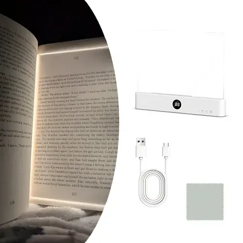 Закладка-светильник AND 5821 для чтения книг с LED-подсветкой, плоская LED-панель для комфортного чтения, работает от батареек - фото 10