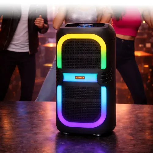 Портативная Bluetooth колонка MS-2039BT, 50 Вт, RGB подсветкой, TWS, FM-радио, USB/AUX/TF - фото 8