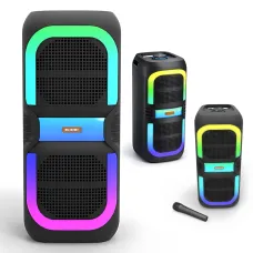 Портативная Bluetooth колонка MS-2039BT, 50 Вт, RGB подсветкой, TWS, FM-радио, USB/AUX/TF