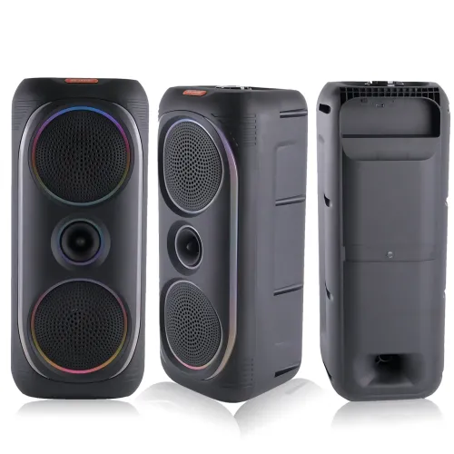 Портативная Bluetooth колонка MS-2041BT, 50 Вт, с беспроводным микрофоном, RGB подсветкой, TWS, FM-радио, USB/AUX/TF - фото 5