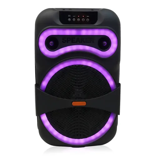 Портативная Bluetooth колонка MS-1201BT-W, 50 Вт, с беспроводным микрофоном, FM-радио, USB/AUX/SD, караоке-система - фото 5