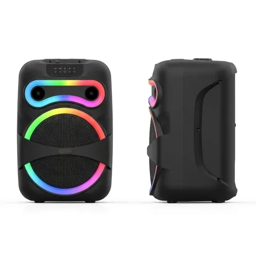 Портативная Bluetooth колонка MS-1201BT-W, 50 Вт, с беспроводным микрофоном, FM-радио, USB/AUX/SD, караоке-система - фото 2