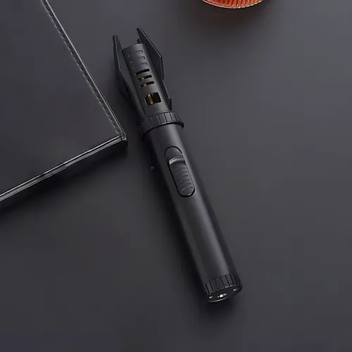 Турбогорелка-зажигалка газовая ZGT-2 с регулируемым пламенем, металлическая горелка для кухни, камина и ремонта - фото 4