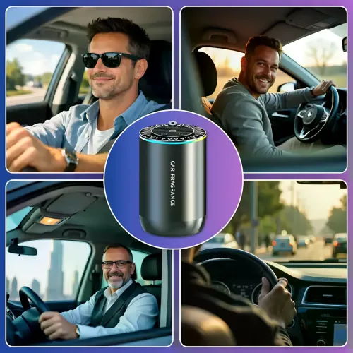 Автомобильный ароматизатор с RGB подсветкой и проекцией «Звездное небо» XT015, аромадиффузор для авто с USB-зарядкой - фото 9