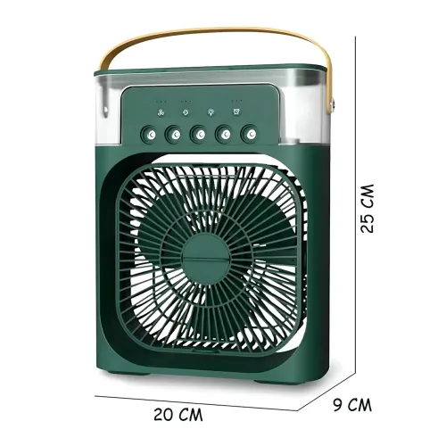 Портативний кондиціонер 4в1 Air Cooler Fan з водяним охолодженням, настільний мінівентилятор з ароматизатором і підсвіткою - фото 7