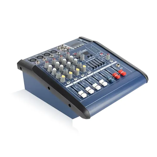 Активний мікшерний пульт Mixer BT 4200D 4 канали, Bluetooth, USB, FM, 500 Вт, для караоке та звукозапису - фото 2