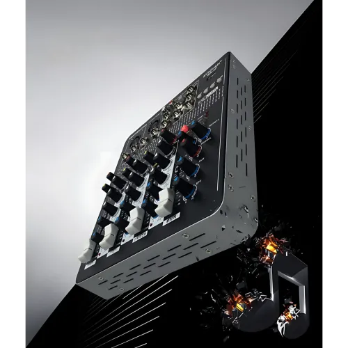 Профессиональный микшерный пульт Mixer BT MT-4000 (2 канала), Bluetooth, USB, MP3, фантомное питание +48V, DSP эффекты - фото 7