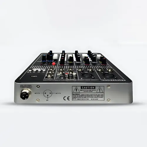 Профессиональный микшерный пульт Mixer BT MT-4000 (2 канала), Bluetooth, USB, MP3, фантомное питание +48V, DSP эффекты - фото 4