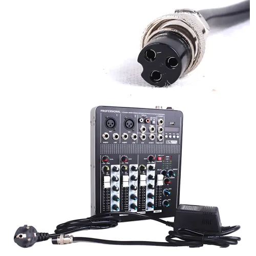 Профессиональный микшерный пульт Mixer BT MT-4000 (2 канала), Bluetooth, USB, MP3, фантомное питание +48V, DSP эффекты - фото 10