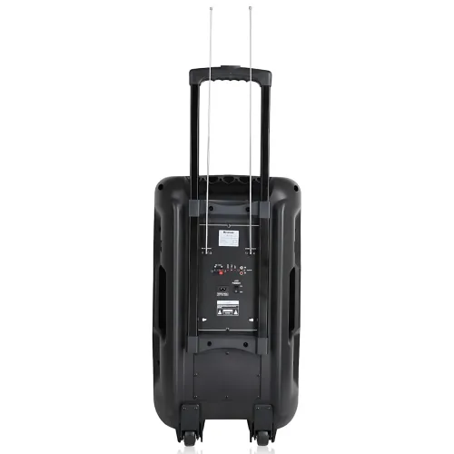 Акустическая колонка ZXX-1011 800Вт (15), портативная караоке-система с 2 радиомикрофонами, Bluetooth, TWS, эквалайзером и LED - фото 4