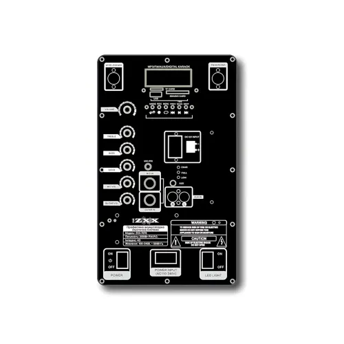 Портативная акустическая колонка ZXX-7676 60Вт 12 с Bluetooth, караоке и 2 радиомикрофонами, автономная колонка-чемодан - фото 4